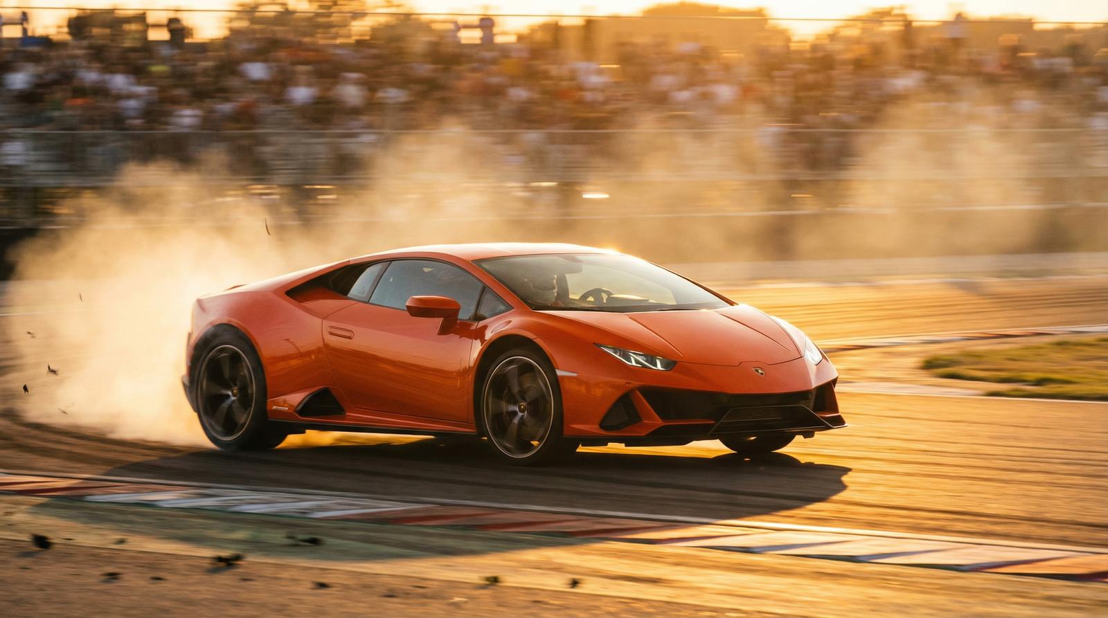 高清视频跑车视频-兰博基尼赛道漂移