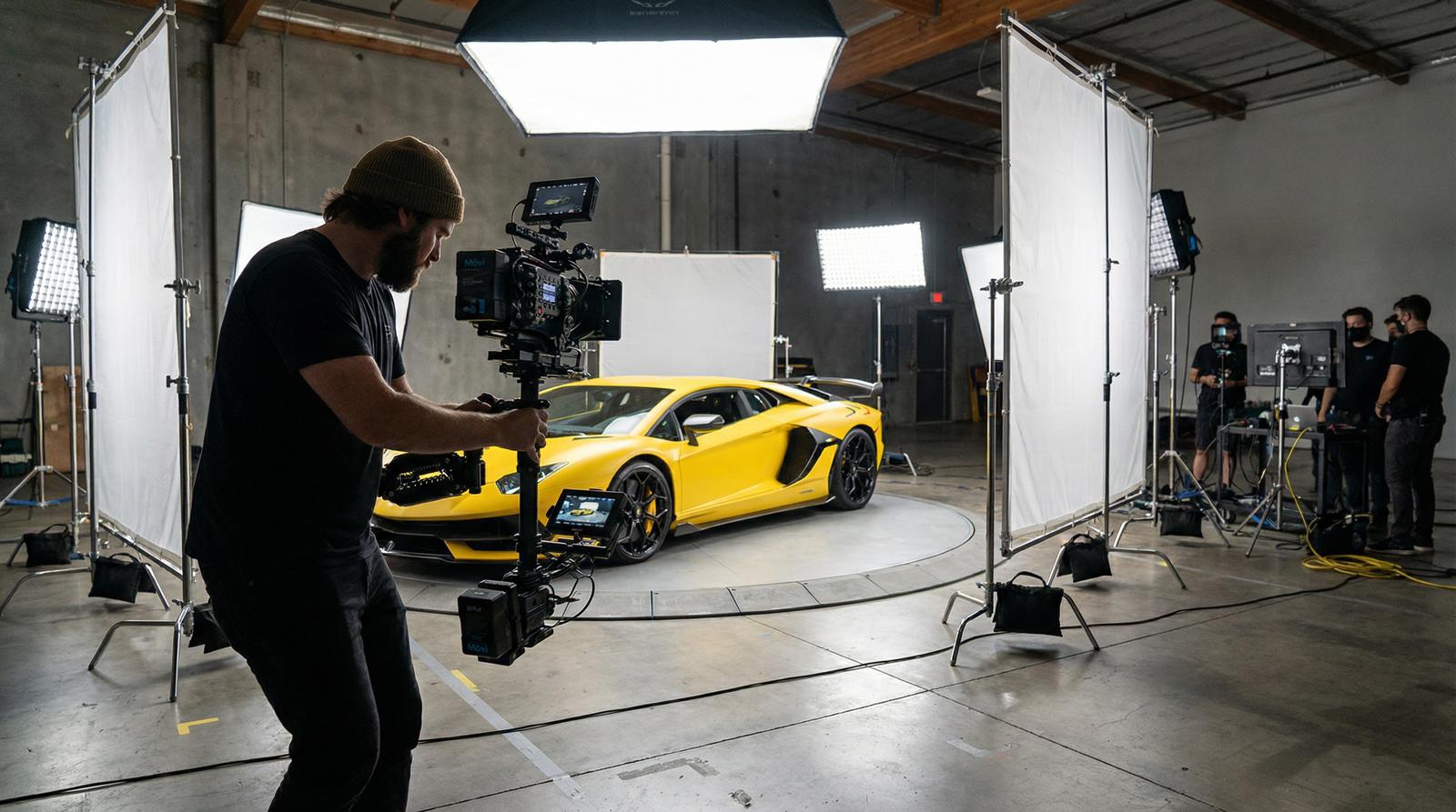 高清视频视频制作-汽车视频拍摄幕后